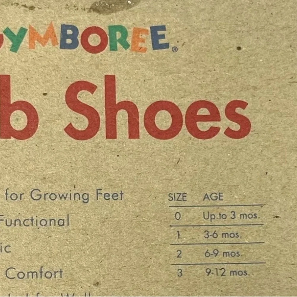 Gymboree 1994 Vintage Slippers Sweet Dreams Line Size 3 (9-12 months)